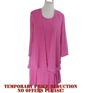 DRAPER'S AND DAMON'S PETITE SPECIAL OCCASION FLIRTY JACKET DRESS  SIZE PL